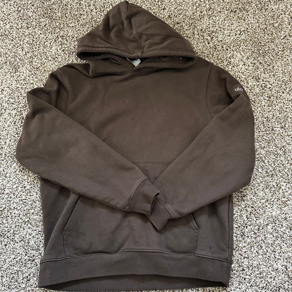 Alo Renown Hoodie in Espresso